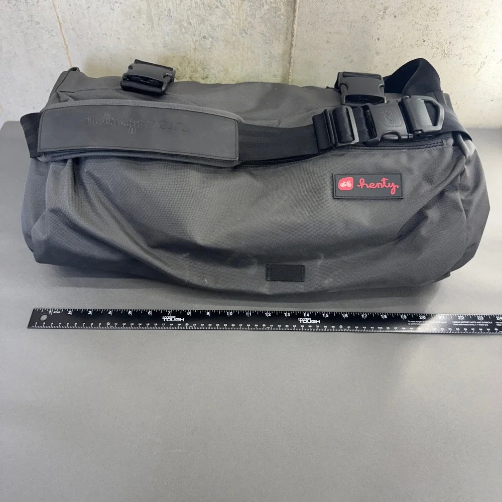 Henty Wingman Bike Commuter Garment Bag Black‎ & Lime Green
